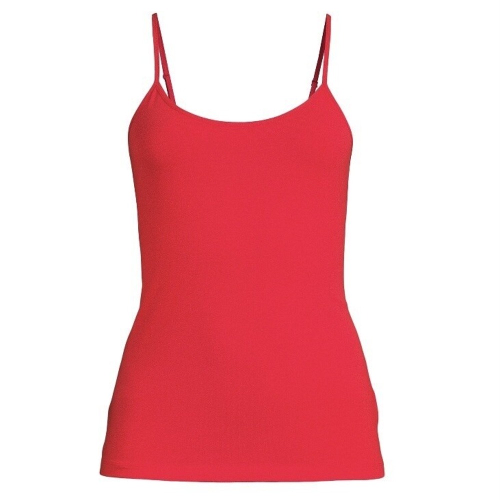 Time and Tru Womens Adjustable Strap Cami Small 4-6 New with Tags Brilliant Red